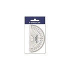 Staedtler – Rapporteur d'angle, plastique teinté de 4 po, 100 mm, 180º avec bords biseautés-4 po - 100 mm, 180º