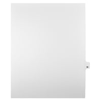Mark Maker Legal Tabs - Letter Size - White - 1/25th cut - 25 tabs per package - 5 packages Pack - Number 92-White Single Tabs