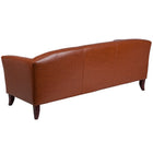 Flash Furniture HERCULES Imperial Series Cognac Leather Sofa-Sloping Arms