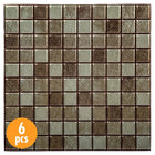 Truu Design 3D Square Peel and Stick Wall Tiles, 11.8 x 11.8 inches, Metallic Gold, 6 Pieces-Set: comes in a box of 6 premium quality wall tiles, suitable for smooth and clean surfaces