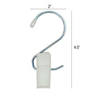 Eddie's Hercules Clip - White - 100 Pack (140100-100)-Clip length is 2". Overall length is 4.5"