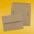 JAM Paper A2 Invitation Envelopes, 4.38 x 5.75, Brown Kraft Paper Bag Recycled , 1000 Pack (LEKR600B)-Opening: Booklet