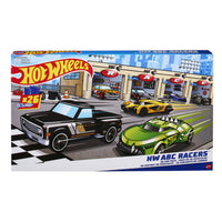 Hot Wheels ABC Racers/Speed Readers Set - 26 Vehicles-Race from A to Z with this collection of 26 Hot Wheels cars that feature a different letter of the alphabet.