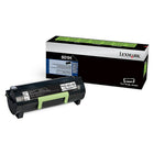 Lexmark 601H High-Yield Return Program Black Toner Cartridge-Black toner produces sharp, professional documents