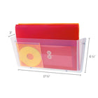 Staples - Classeur mural  - format légal - transparent-Couleur : Transparent, Matériaux : Plastique