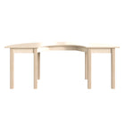 Flash Furniture - Table d'activites demi-lune Bright Beginnings de qualite commerciale en bois pour salle de classe prescolaire-Table d'activites demi-lune pour salle de classe en bois de qualite commerciale