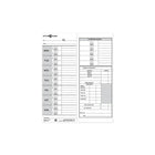 Pyramid Time Systems Weekly Time Cards 331-11 for 1000 Series Time Clocks, 100 Pack-Two-sided time card records employee punch times for each day of the week