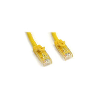 StarTech N6PATCH10YL 10' Cat 6 Snagless Patch Cable, Yellow-RJ-45 Male connector on both sides for dependable network connectivity