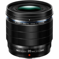 OM System M.Zuiko Digital ED 20mm F1.4 PRO Lens - Black-Bright F1.4