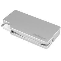 StarTech Aluminum Travel A/V Adapter, 4-in-1 USB-C to VGA, DVI, HDMI or mDP, 4K (CDPVGDVHDMDP)-4-in-1 adapter. USB-C to VGA, USB-C to DVI, USB-C to HDMI and USB-C to Mini DisplayPort
