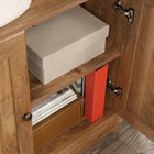 Sauder Miscellaneous Storage 5-Shelf Bookcase - 69.76" H - Sindoori Mango (426414)-145 Evenly Distributed