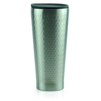 Minimal Insulated Tumbler - 430m L - Classic - 2 Pack-Kids friendly slim light weight design with slip free embossed honeycomb patterns on the body