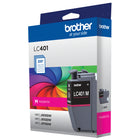 Brother Genuine LC401M Standard Yield Magenta Ink Cartridge-Original