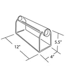 Azar Displays 5.5" x 10.5" x 4" Horizontal Counter Bracelet Display, Clear (900061)-5-1/2"H x 10-1/2"W x 4"D
