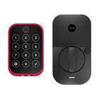 Yale 450 Assure Lock 2 Touch with Wi-Fi - Keyfree - Viva Magenta-Fingerprint is stored locally on the lock and encrypted with AES128(bit) security 