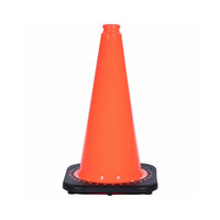 JBC Safety Revolution Series Plain Traffic Cone - Orange - 18"-18" high orange safety cone