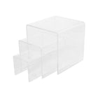 Wamaco Acrylic Square Risers - 2 Sets of 3 Risers-Ideal for displaying jewelry or other merchandise