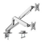 Uplite Dual Spring Assisted Monitor Mount Arm for 17" - 32" Monitors-Compatibility - Dual monitor mount fitting most screens 17" to 32" in size and 19.8 lbs in weight with 75x75mm or 100x100mm backside mounting holes. Weight capacity per arm: 3-9kg (6.6 lbs-19.8 lbs)