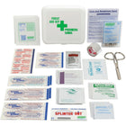 Safecross - Trousses De Premiers Soins Promotionnelles, Dispositif Médical Classe 1, Boîte En Plastique, paquet de 12-Type de contenant Boîte en plastique