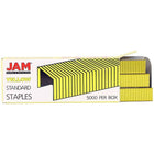 JAM Paper Office & Desk Sets, Stapler Pack of Staples, Navy and Yellow (3375NBYE)-Staplers are very sturdy and durable! Fashioned from High Quality Hard Plastic with a smooth finish & a rubber base to prevent slipping