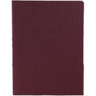 JAM Paper Corrugated Fluted Folders, Burgundy, 12 Pack (87497g)-Size: 9" x 12"