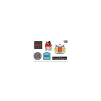 RCR Hospitality Group $50 Gift Card-Air Miles cannot be collected on Gift Card purchases.