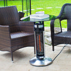 ENER-G+ HEA-14756LED Heated Infrared Bistro Table-Product is cETLus certifted ,weatherproof and IP24 certified against dust and rain