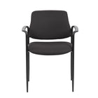 Nicer Furniture Fabric Stackable Guest Chair with Arms-Easy 10-minute assembly with provided diagram instructions