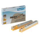 Rapid Heavy Duty Cartridge Staples - 26-40 Sheet Capacity - Yellow-Heavy duty, colour-coded yellow stapler cartridge staples 26-40 sheets