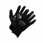 Forcefield Nitrile Foam Coated Gloves - Size 6 - Black-General purpose, nitrile on nylon glove