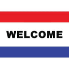 Message Flag, 36" x 60", Welcome-100% Polyester 36" x 60" flag for indoor or outdoor use