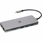 IOGEAR Pocket Dock Pro USB-C Triple HD Compact Dock with PD 3.0-Charge laptop and devices with up to 100W pass-through