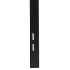 Flash Furniture - Tête de lit Cambridge double touffetée et rembourrée en tissu noir-Rembourrage en tissu noir