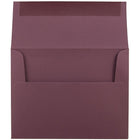 JAM Paper A2 Invitation Envelopes, 4.38 x 5.75, Burgundy, 250 Pack (36395847H)-Blank interior for personalized message