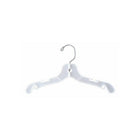 Wamaco 12" Dress/Shirt Hanger, Clear, 100 Pack-Heavy weight top hanger for children's clothing