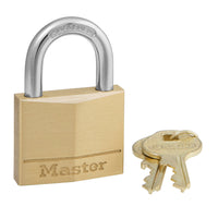 Master Lock 1-9/16in (40mm) Wide Solid Brass Body Padlock-1-9/16in (40mm) Wide solid brass body padlock

