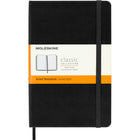 Moleskine Notebook - Medium - Ruled - Hard Cover - 4.5" x 7" - Black-Medium size