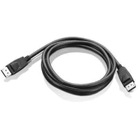 Lenovo DisplayPort to DisplayPort Cable-Supporting a maximum bandwidth of 21.6 Gbps