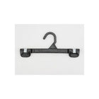 Wamaco 10" Push-Clip Hanger with Plastic Hook, Clear, 100 Pack, 100 Pack-Light weight bottom hanger with metal push clips
