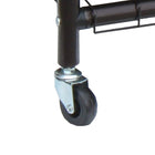 Oceanstar DLS1392 2-Bag Rolling Laundry Sorter, Bronze-Made with metal steel for durability