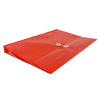JAM Paper Plastic Envelopes with Button and String Tie Closure, Letter Booklet, 9.75 x 13, Red Poly, 12 Pack (218B1re)-4