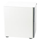 Flash Furniture Modern 3-Drawer Locking Letter/Legal Mobile Filing Cabinet with Anti-Tilt Mechanism - White-Includes two keys, key lock is replaceable
