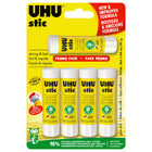 UHU Glue Stick - White 8.2g - 4 Pack-Non toxic