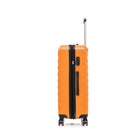TOSCANO EMINENTE 20" Hardside Carry On Luggage - Burnt Orange-Deluxe Interior