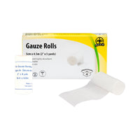 Wasip Gauze Roll - 2" x 4.5m - 4 Pack-Size: 5cm x 4.5m