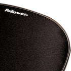 Fellowes tapis de souris - repose poignets Gel Crystal, noir-Résistant aux taches, essuie avec un chiffon humide