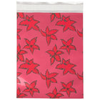 JAM Paper Foil Envelopes with Peal and Seal Closure, 9" x 12", Red with Holly, 100 Pack-Red with holly