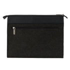 Vangoddy Exo 12" Felt Laptop Sleeve - Black-Two zipper pocket on the front for keys, cards, money, and other essential items on the go