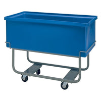 Techstar – Chariot élevé Starcart en plastique robuste (330E-BLUE)-Capacité : 9 pi³