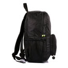 PACK N FOLD 50708 Foldable Lightweight Water-Resistant Backpack, Black-Black. Polyester